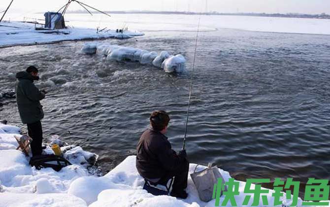 冬季钓鱼